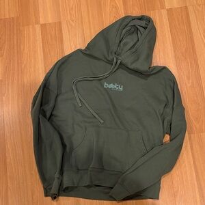 BOOTYBYBRABANTS Forest Green boyfriend hoodie S/M